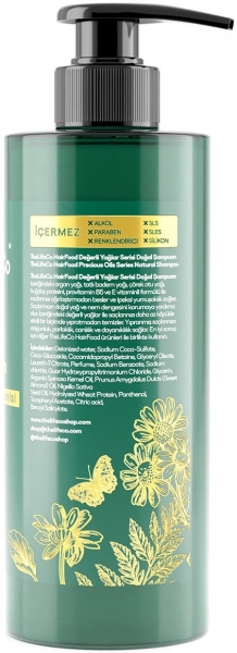 TheLifeCo HairFood Değerli Yağlar Doğal 250 ml Şampuan