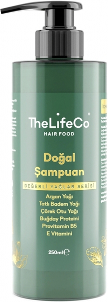 TheLifeCo HairFood Değerli Yağlar Doğal 250 ml Şampuan
