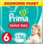 Prima Külot Bez 6 Beden 136 Adet resim