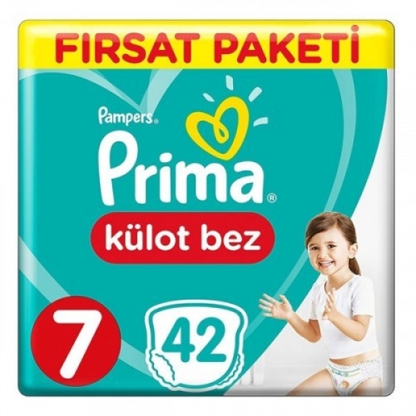 Prima Külot Bez 7 Beden 42 Adet Bebek Bezi