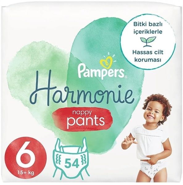 Prima Harmonie Külot 6 Beden 54 Adet Bebek Bezi