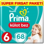 Prima Külot Bez 6 Beden 68 Adet resim