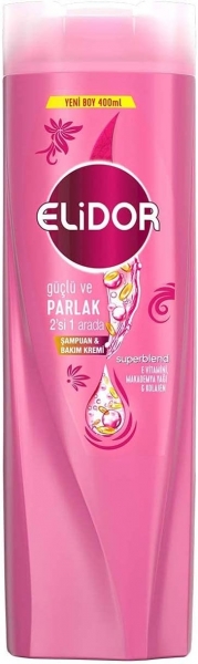 Elidor Superblend Güçlü ve Parlak E Vitamini Makademya Yağı Kolajen 400 ml 2'si 1 Arada