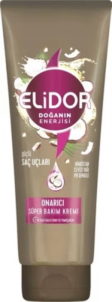 Elidor Doğanın Enerjisi Güçlü Saç Uçları Bakım Hindistan Cevizi Yağı 170 ml Saç Kremi