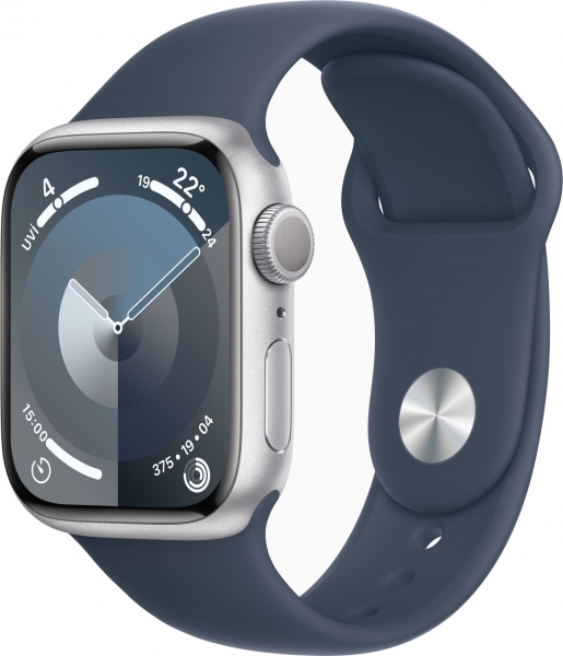 Apple Watch Series 9 41mm Alüminyum Kasa ve Spor Kordon Akıllı Saat