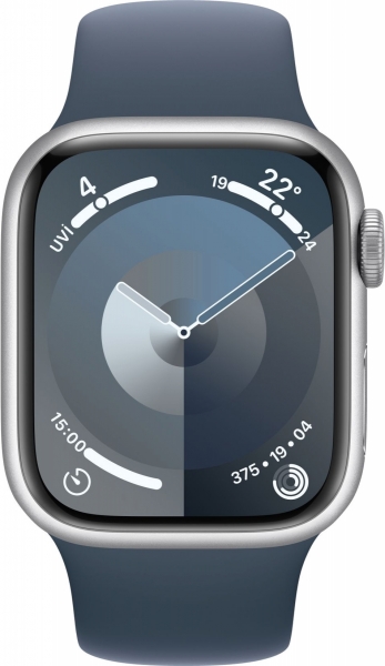 Apple Watch Series 9 41mm Alüminyum Kasa ve Spor Kordon Akıllı Saat