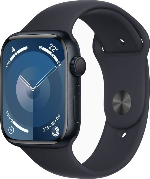 Apple Watch Series 9 45mm Alüminyum Kasa ve Spor Kordon Akıllı Saat