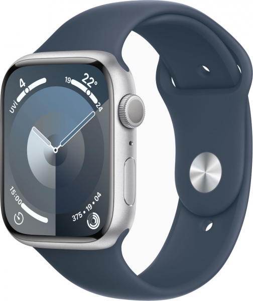 Apple Watch Series 9 45mm Alüminyum Kasa ve Spor Kordon Akıllı Saat