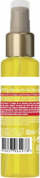 Elidor Gün Boyu Hacimli Saçlar By Elvin Levinler 80 ml Bakım Yağı