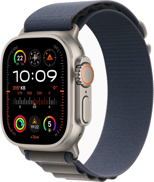 Apple Watch Ultra 2 Titanyum Kasa ve Alpine Loop Akıllı Saat