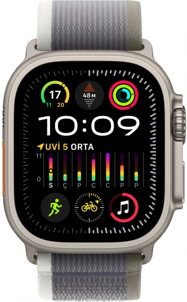 Apple Watch Ultra 2 Titanyum Kasa ve Trail Loop Akıllı Saat