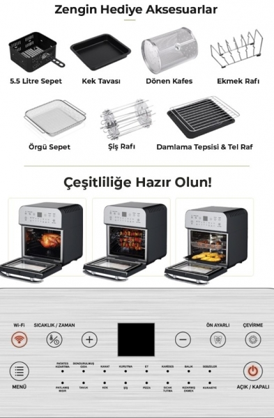 Fabcio Pesto Smart Mini Fırın