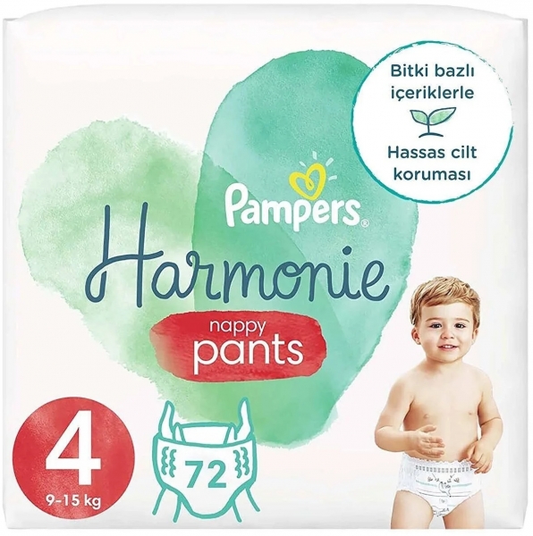 Prima Harmonie Külot 4 Beden 72 Adet Bebek Bezi