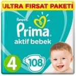 Prima Aktif Bebek 4 Beden 108 Adet resim
