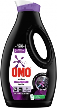 Omo Active Cold Power Siyahlar Sıvı Çamaşır Deterjanı 26 Yıkama resim