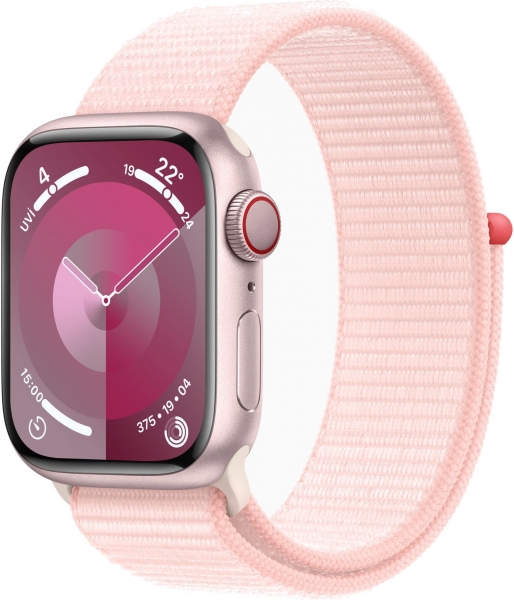 Apple Watch Series 9 Cellular 41mm Alüminyum Kasa ve Spor Loop Akıllı Saat