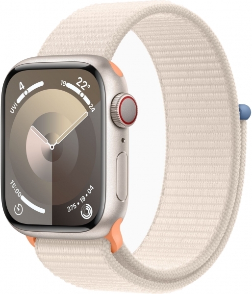 Apple Watch Series 9 Cellular 41mm Alüminyum Kasa ve Spor Loop Akıllı Saat