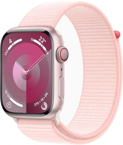 Apple Watch Series 9 Cellular 45mm Alüminyum Kasa ve Spor Loop Akıllı Saat