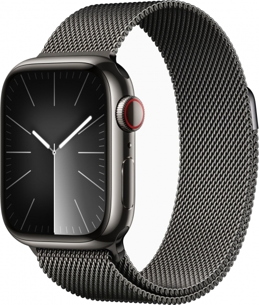Apple Watch Series 9 Cellular 41mm Paslanmaz Çelik Kasa ve Milano Loop Akıllı Saat