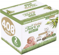 Baby Turco Doğadan 2 Beden 408 Adet Bebek Bezi