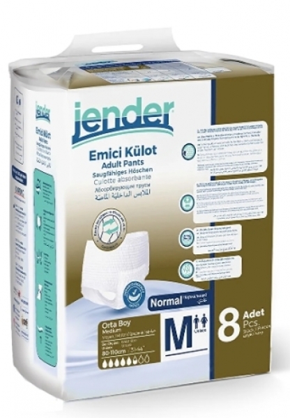 Jender Medium Emici Külot 8 Adet