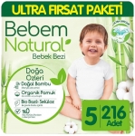 Bebem Natural 5 Beden 216 Adet resim