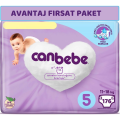 Canbebe 5 Beden 176 Adet Bebek Bezi