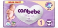 Canbebe 1 Beden 120 Adet Bebek Bezi