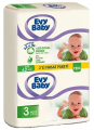 Evy Baby 3 Beden 62 Adet Bebek Bezi