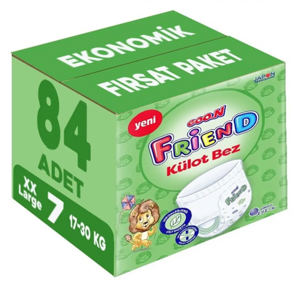 Goon Friend Külot Bez 7 Beden 84 Adet Bebek Bezi