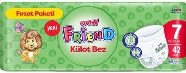 Goon Friend Külot Bez 7 Beden 42 Adet Bebek Bezi