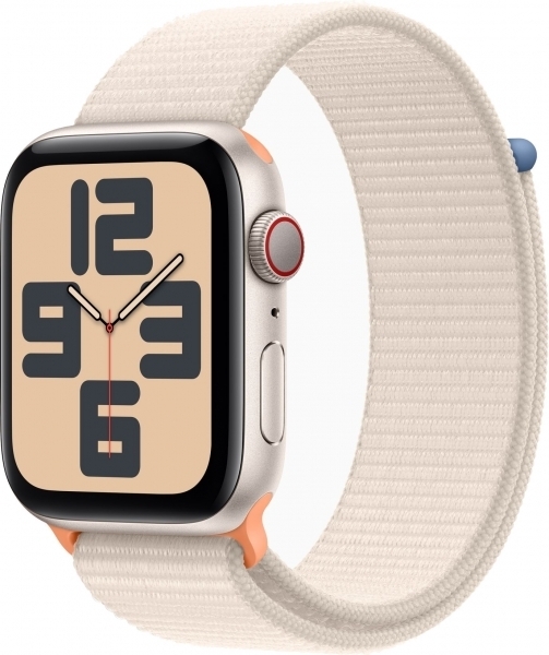 Apple Watch SE 2 2023 Cellular 44mm Alüminyum Kasa ve Spor Loop Akıllı Saat