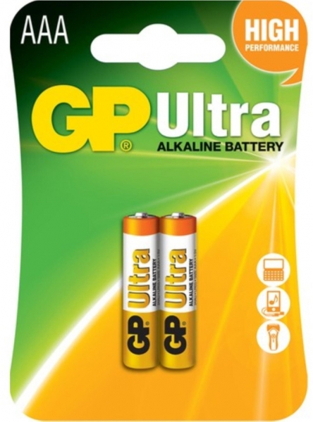 GP Ultra AAA 2'li İnce Kalem Pil