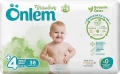 Önlem Botanika 4+ Beden 38 Adet Bebek Bezi