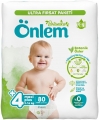 Önlem Botanika 4 Beden 80 Adet Bebek Bezi