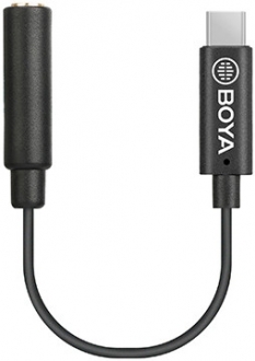 Boya BY-K4 Type-C to 3.5mm Dönüştürücü