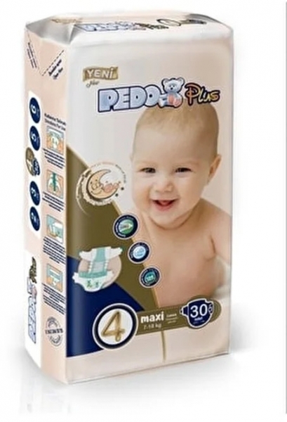 Pedo Plus 4 Beden 30 Adet Bebek Bezi