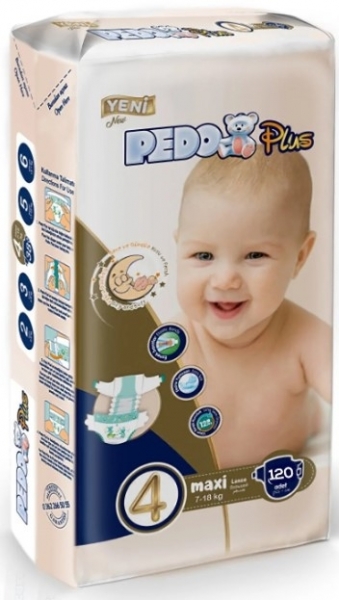 Pedo Plus 5 Beden 120 Adet Bebek Bezi