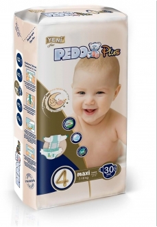 Pedo Plus Jumbo 4 Beden 30 Adet Bebek Bezi