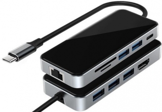 Apera GN-89 Type-C to RJ45 HDMI USB Dock Dönüştürücü
