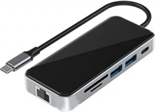 Apera GN-89 Type-C to RJ45 HDMI USB Dock Dönüştürücü