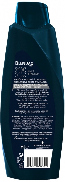 Blendax Men Kepeğe Karşı Etkili Kil Özlü 470 ml Şampuan