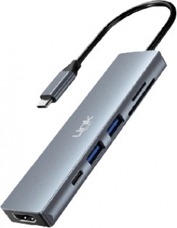 LinkTech A197 Premium 6in1 USB-C Dönüştürücü