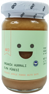 OG Natural Hurmalı Elma Püresi 105 gr Kavanoz Mama