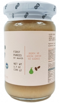 OG Natural Hurmalı Armut Püresi 105 gr Kavanoz Mama