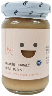 OG Natural Hurmalı Armut Püresi 105 gr Kavanoz Mama