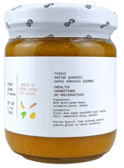 OG Natural Kemik Sulu Sebze Çorbası 190 gr Kavanoz Mama