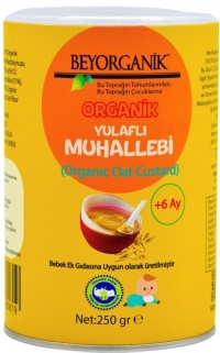 Beyorganik Organik Yulaflı Muhallebi 250 gr resim