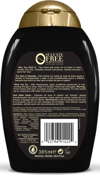 Ogx Kukui Oil 385 ml Saç Kremi