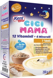 Kent Boringer Cicimama 12 Vitamin 6 Mineral 7 Tahıllı Kaşık Mama